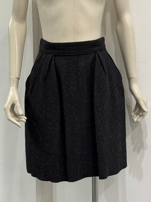 2000s Dolce & Gabbana wool pelate skirt