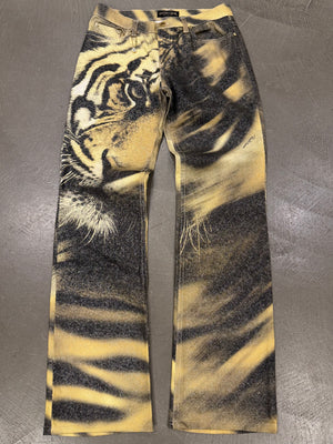 A/W2000 Roberto Cavalli Tiger jeans