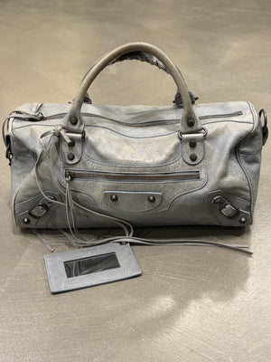 2010S Balenciaga leather bowler City bag