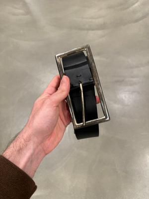 1990s Jean Paul Gaultier oversize leather belt