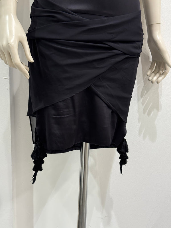 S/S2004 Gucci by Tom Ford bondage corseted dress