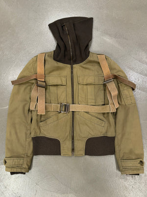 A/W 2003 Dolce & Gabbana parachute bondage bomber jacket