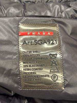 2011 Prada nylon puffer jacket
