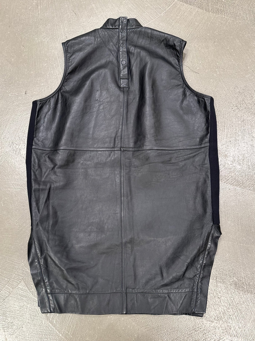 2000s Rick Owens leather vest