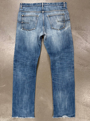 2000s Dior by Hedi Slimane faded jeans