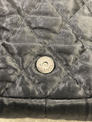 2009-2010 Chanel Single Flap chain satin bag