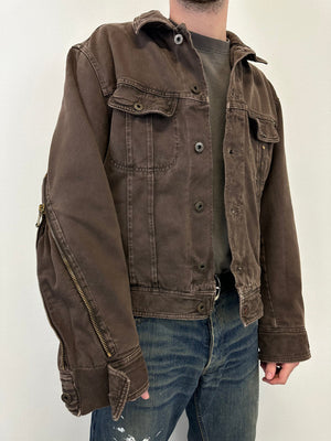 A/W 2003 Dolce & Gabbana back zip sleeves jacket