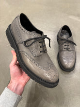 Load image into Gallery viewer, 2000s Prada grey leather derby shoes
