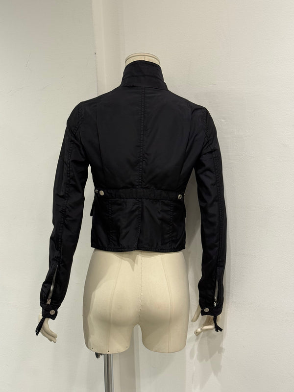 2000s Dsquared2 multi-pocket cropped jacket