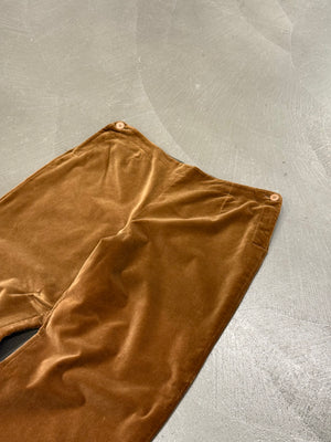 1990s Emporio Armani corduroy wide leg trousers