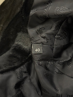 2000s Gucci pony hair leather coat