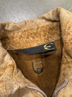 2005 Roberto Cavalli eroded distressed leather jacket