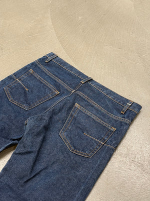 2000s Dior by Hedi Slimane raw jeans