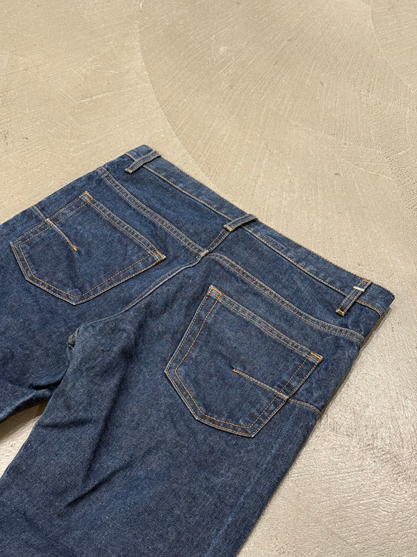 2000s Dior by Hedi Slimane raw jeans