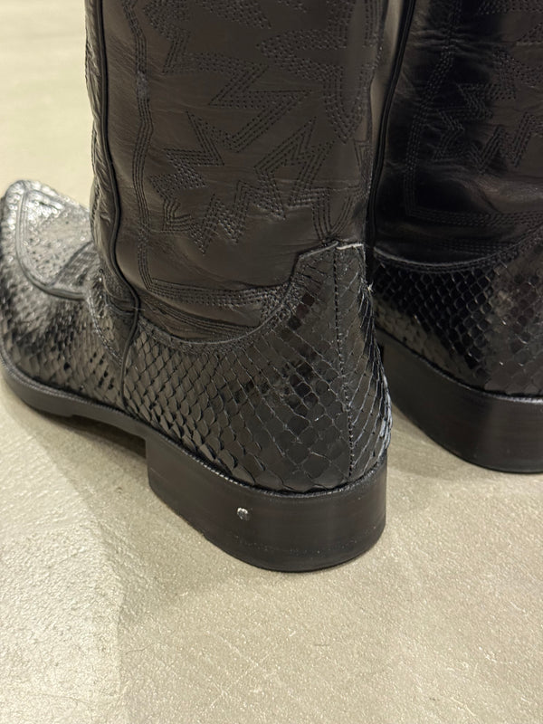 2000s Dolce & Gabbana exotic western boots
