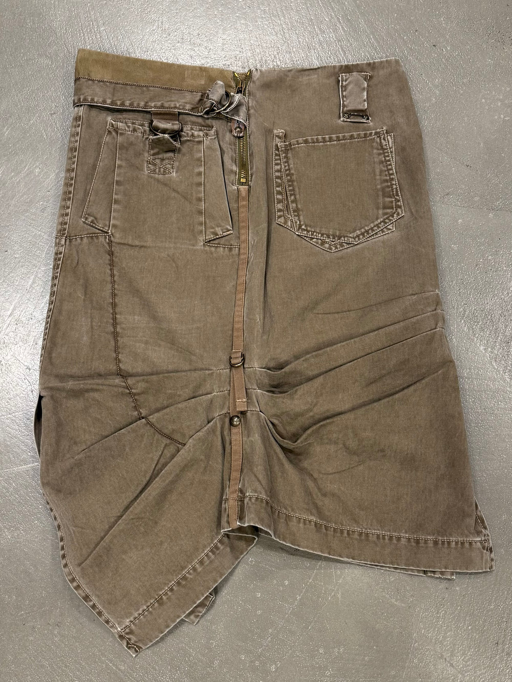2000s Marithe Francois Girbaud asymmetrical skirt