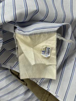 2000s Junya Watanabe cargo-pocket striped shirt