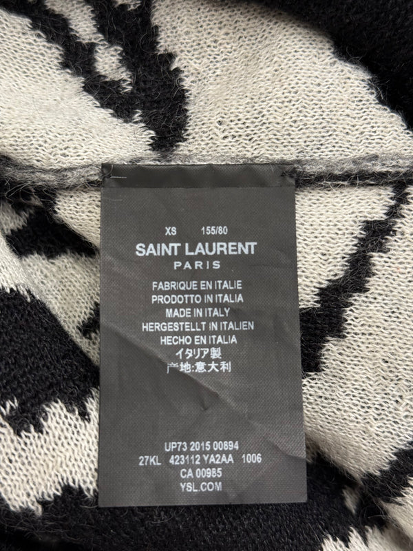 2015 Saint Laurent Paris by Hedi Slimane tiger stripe knit