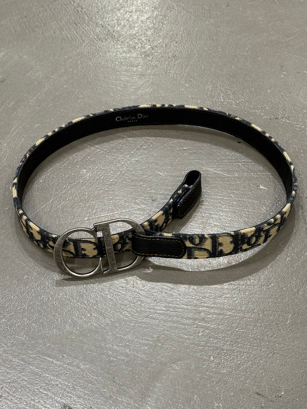 2000s Christian Dior by Galliano monogram belt