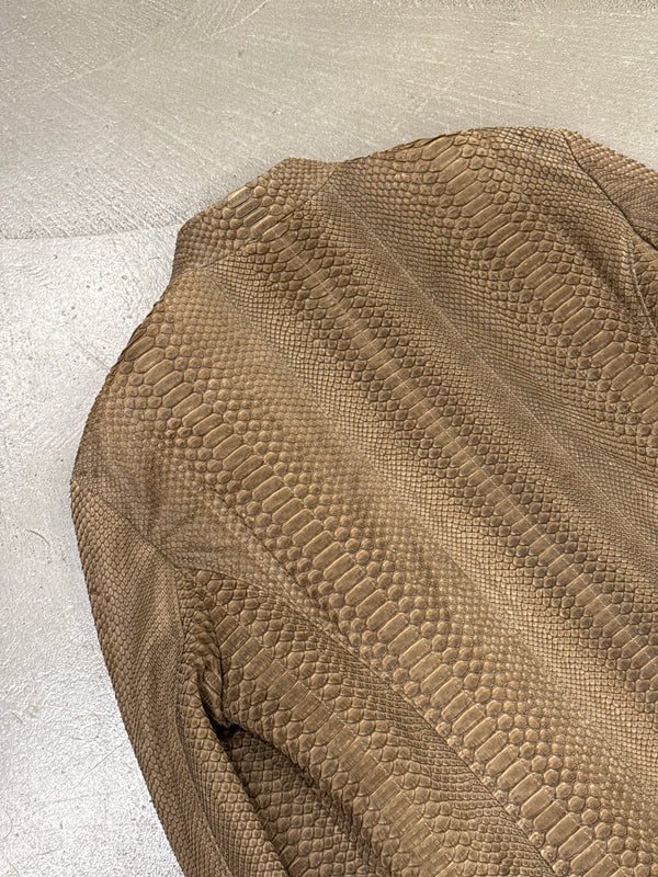 2008 Giorgio Armani python leather jacket