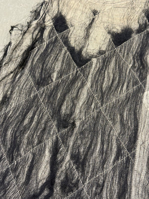 S/S2001 Ann Demeulemeester runway hair-overlay tank top