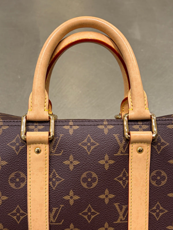2021 Louis Vuitton x Takashi Murakami monogram Keepall Bandouliere 45