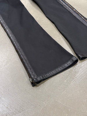 2000s Dirk Bikkembergs full zip flared pants