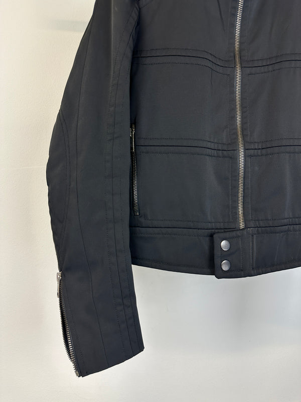 2000s Gucci by Tom Ford paneled moto jacket