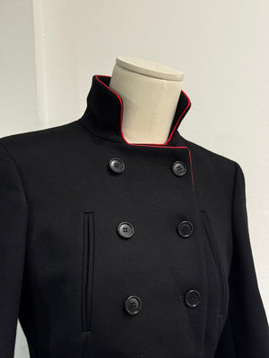 A/W2011 Alexander McQueen runway double breasted officer wool military jacket