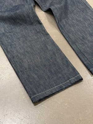 2000s Yohji Yamamoto raw wide leg jeans