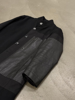1990s Dirk Bikkembergs hybrid wool coat