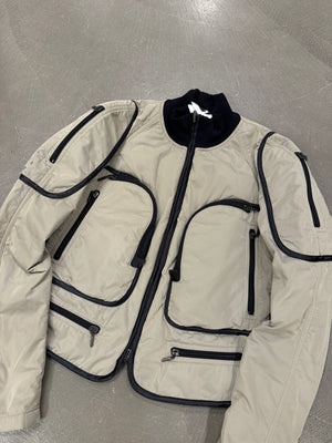 2000s Plein Sud cargo utility nylon jacket
