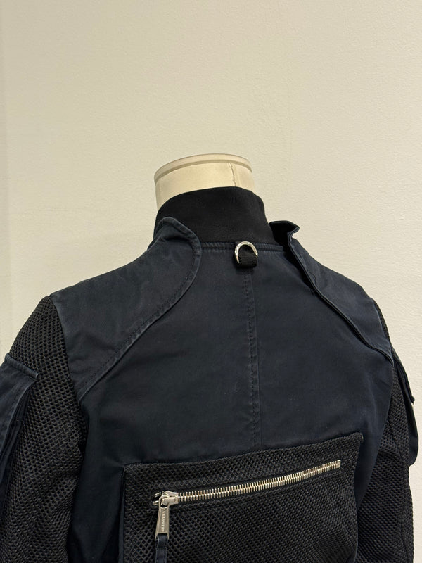 2000s Dsquared2 multi-pocket cargo bomber jacket