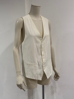 S/S2008 Ann Demeulemeester bondage straps cotton vest