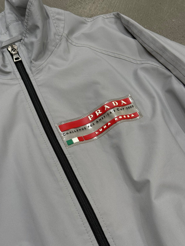 2003 Prada Luna Rossa “American cup” light nylon bomber jacket