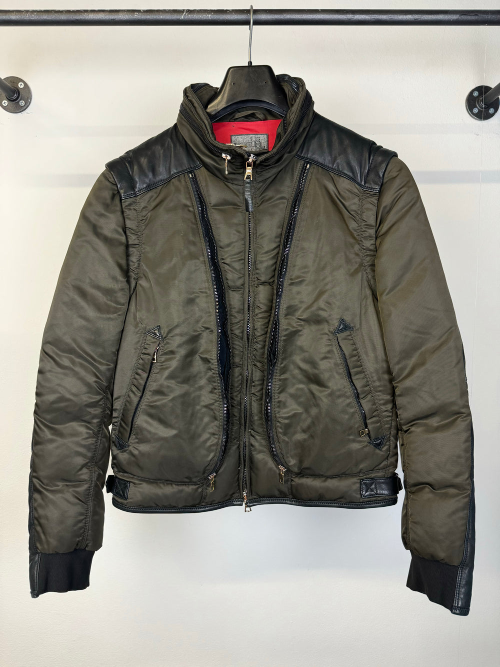 2000s Marithe Francois Girbaud utility jacket with hidden pockets