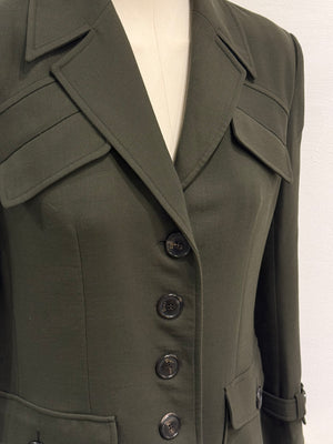 2000s Christian Dior by John Galliano military officer jacket