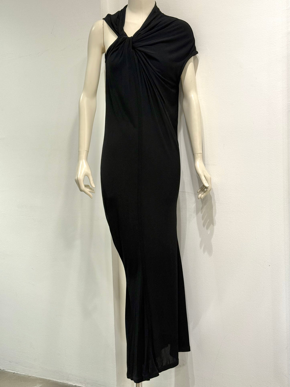 2000s Jean Paul Gaultier draped knot maxi dress