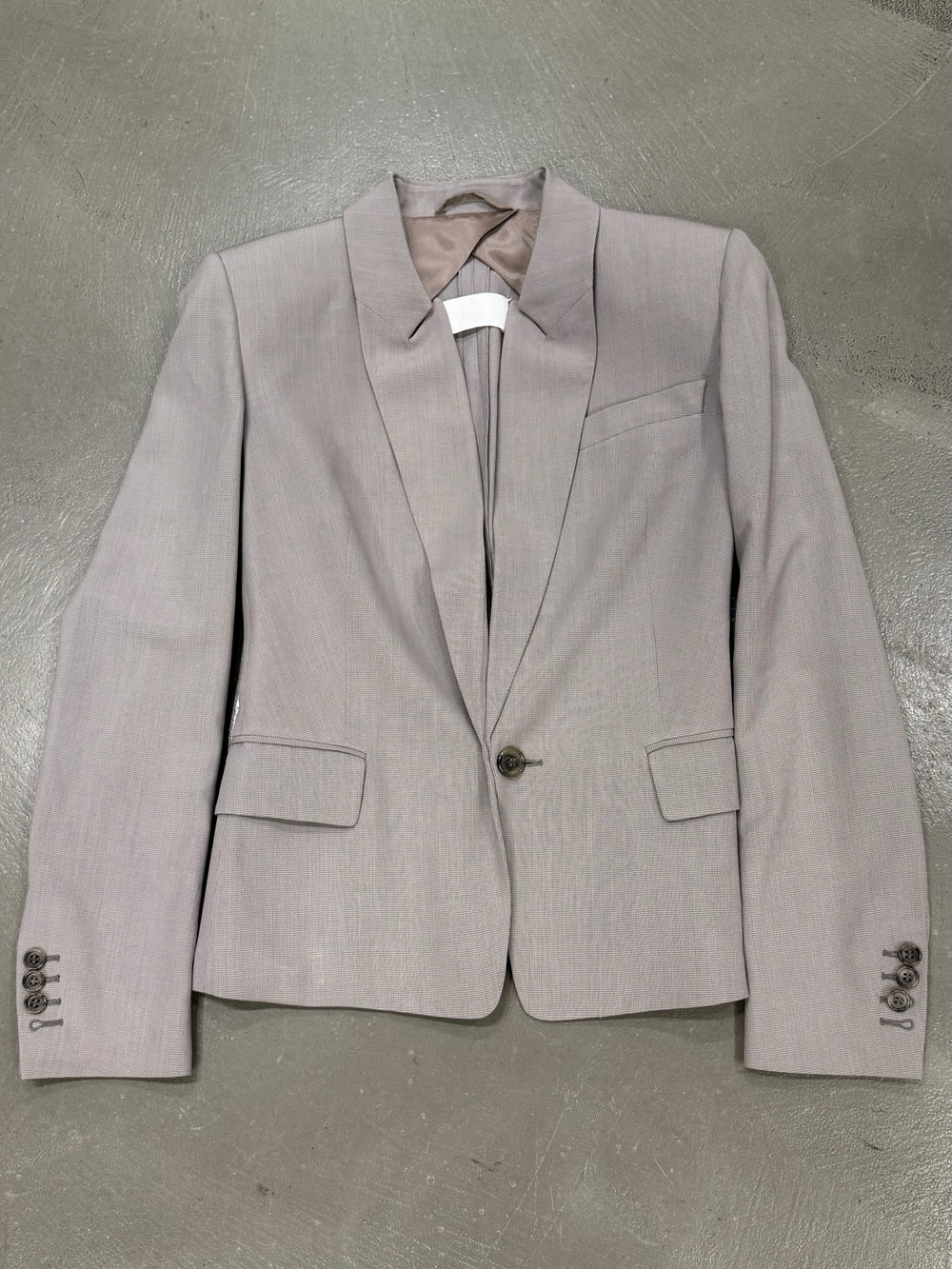 S/S2008 Maison Margiela deconstructed collar tailored suit blazer