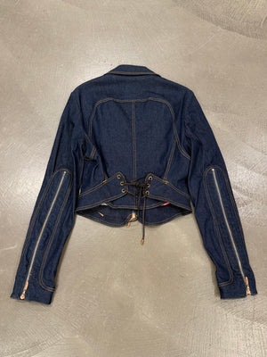S/S2002 Roberto Cavalli iconic denim jacket