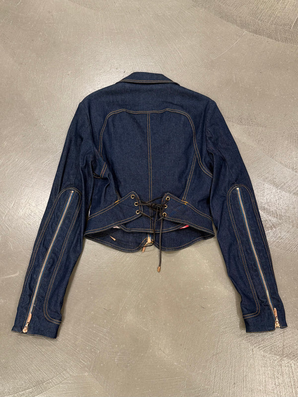 S/S2002 Roberto Cavalli iconic denim jacket