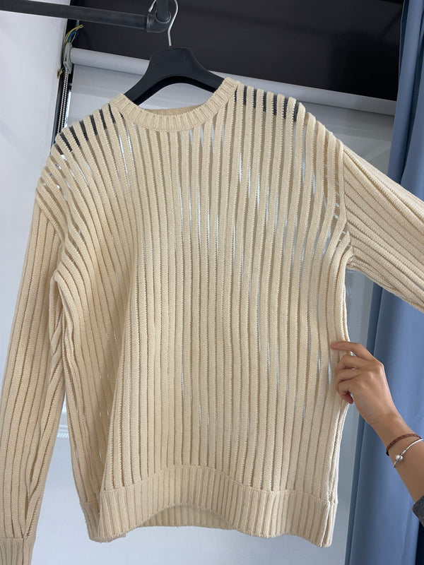 1998 Helmut Lang semi transparent sweater