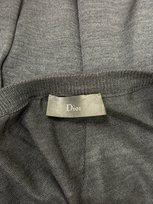 S/S2005 Dior by Hedi Slimane runway silk crewneck sweater