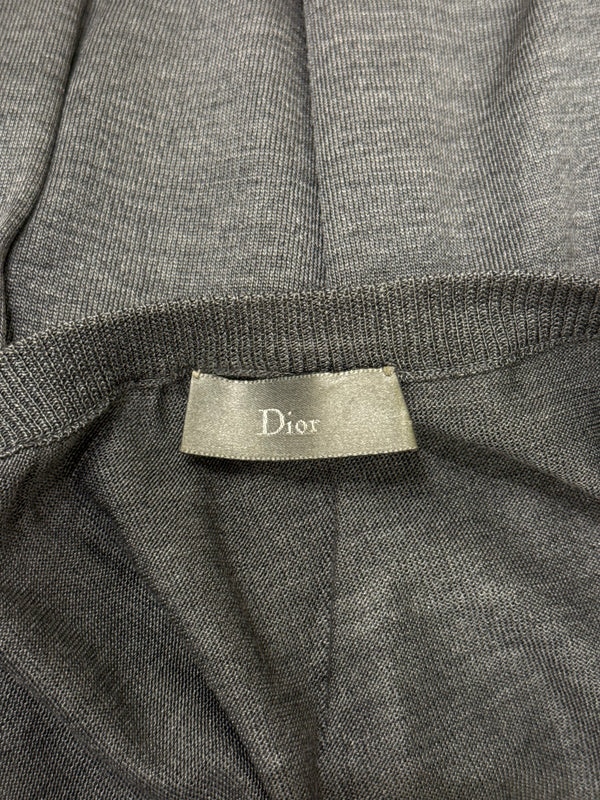 S/S2005 Dior by Hedi Slimane runway silk crewneck sweater