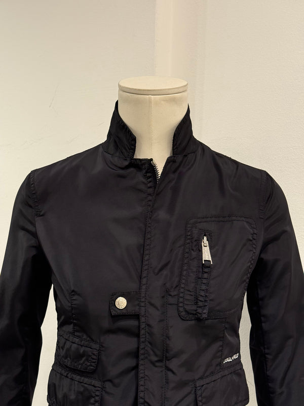 2000s Dsquared2 multi-pocket cropped jacket