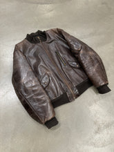 Load image into Gallery viewer, 1980s ARMANI leather MA-1 bomber jacket
