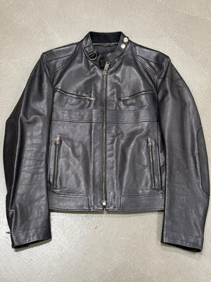 A/W2004 Gucci by Tom Ford cafe racer biker leather jacket