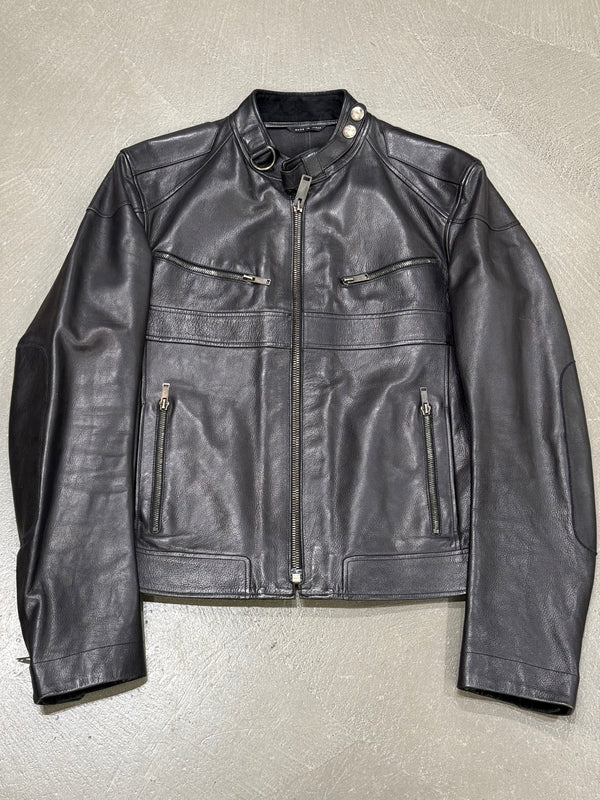 A/W2004 Gucci by Tom Ford cafe racer biker leather jacket