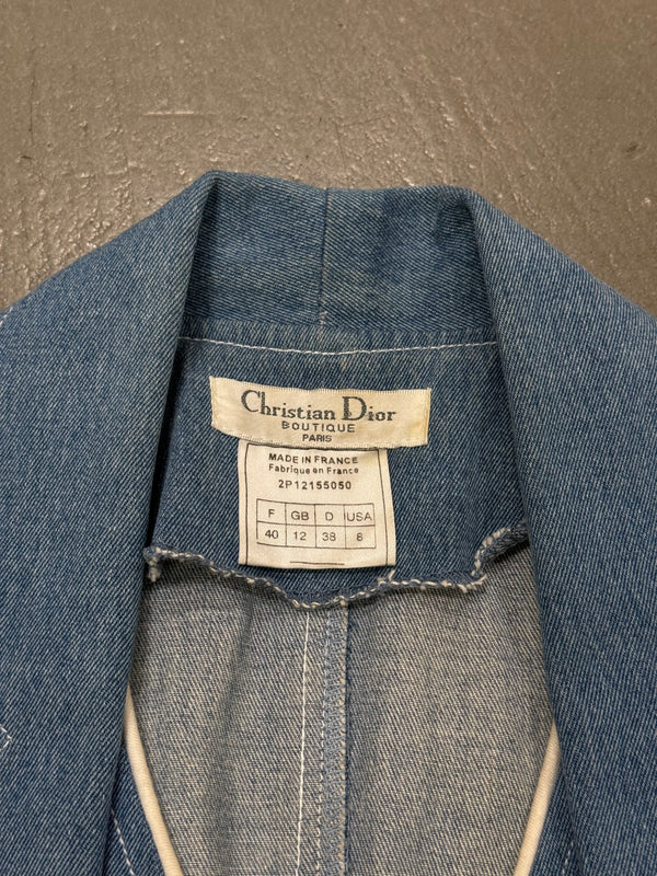 2000s Christian Dior hybrid denim jacket