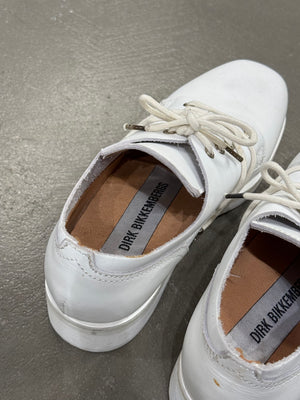 1990s Dirk Bikkembergs lace heel derby